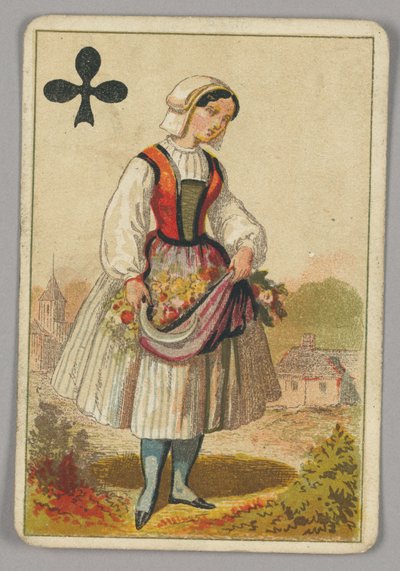 Carta da gioco, Regina di fiori da Made by B.P. Grimaud